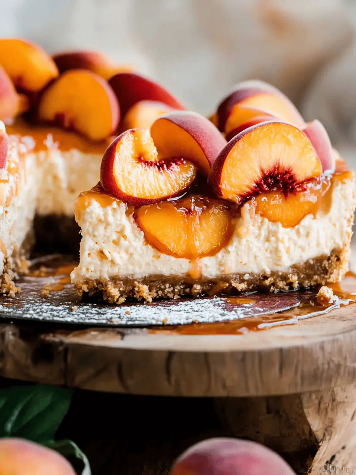 Indulge in Peach Cobbler Cheesecake for Ultimate Summer Bliss