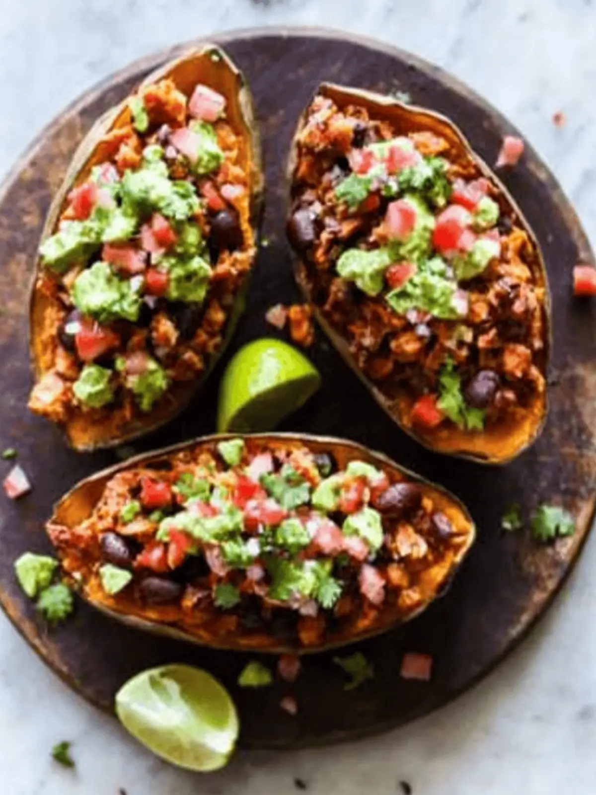 Mexican Stuffed Sweet Potatoes