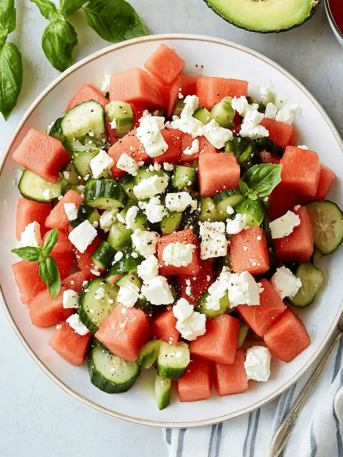 Watermelon Salad with Feta: Your Ultimate Summer Refreshment