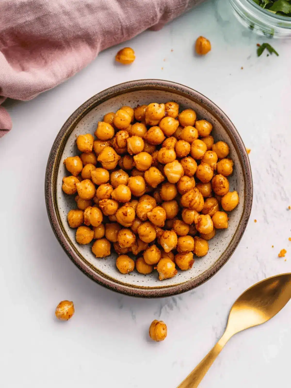 Super Crunchy Roasted Chickpeas