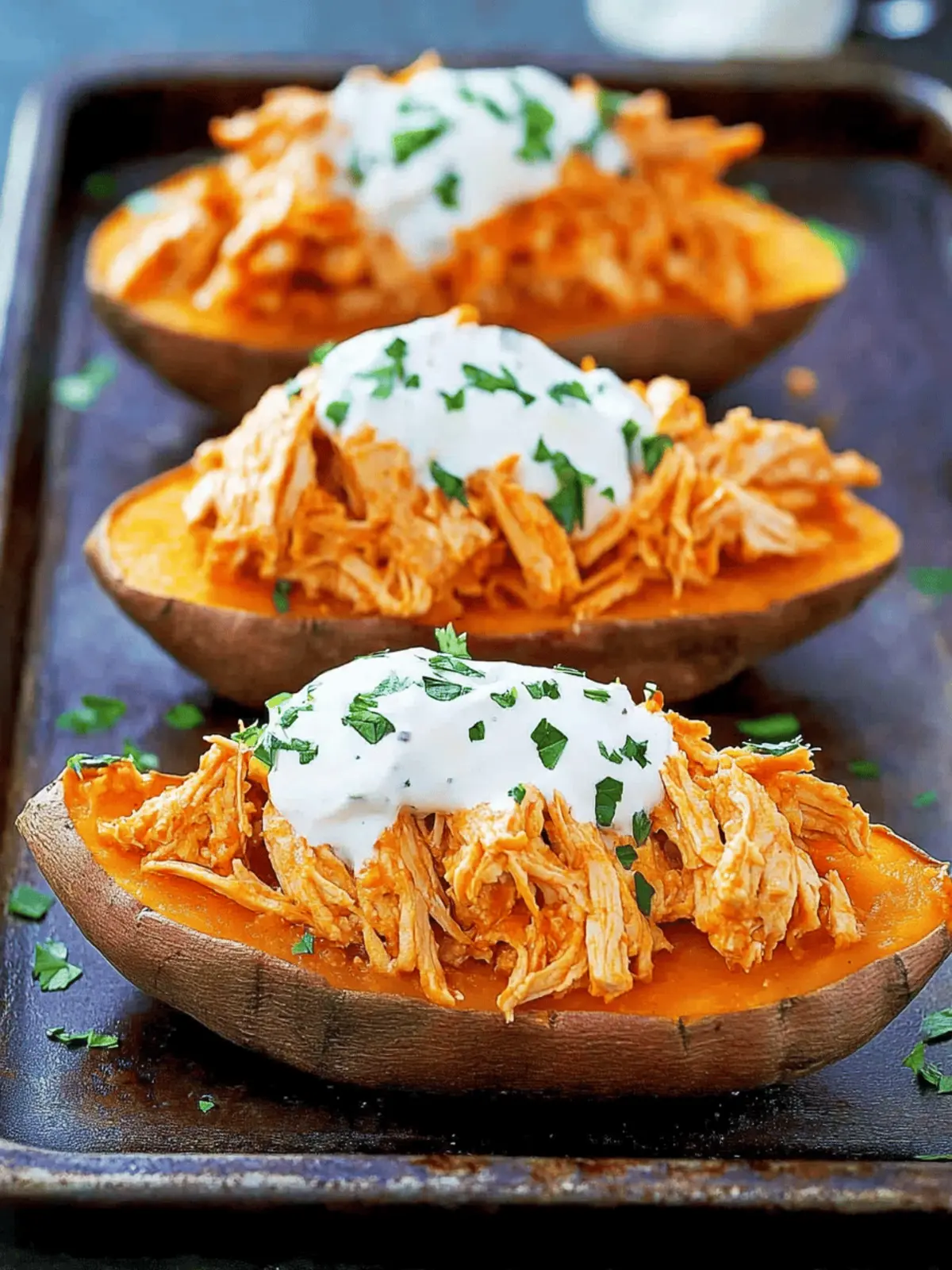 Buffalo Chicken Sweet Potato Recipe