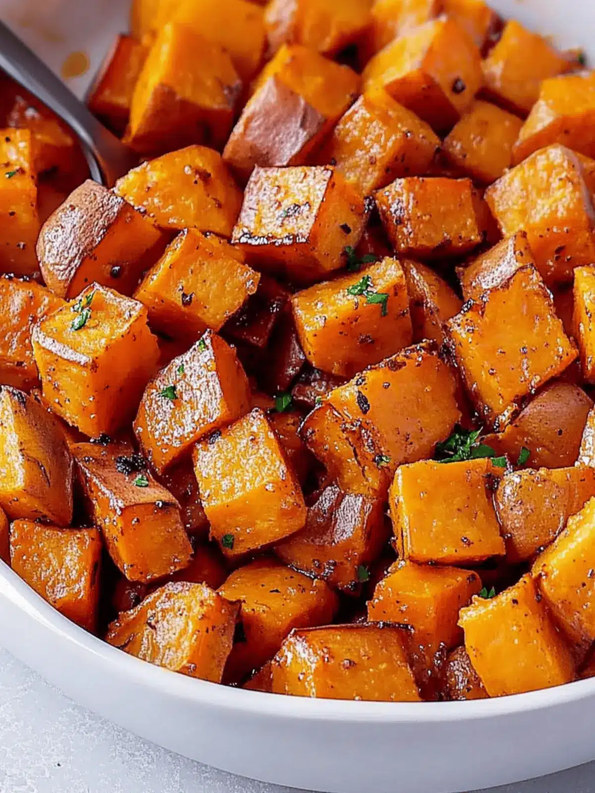 Easy Oven Roasted Maple Sweet Potatoes Recipe