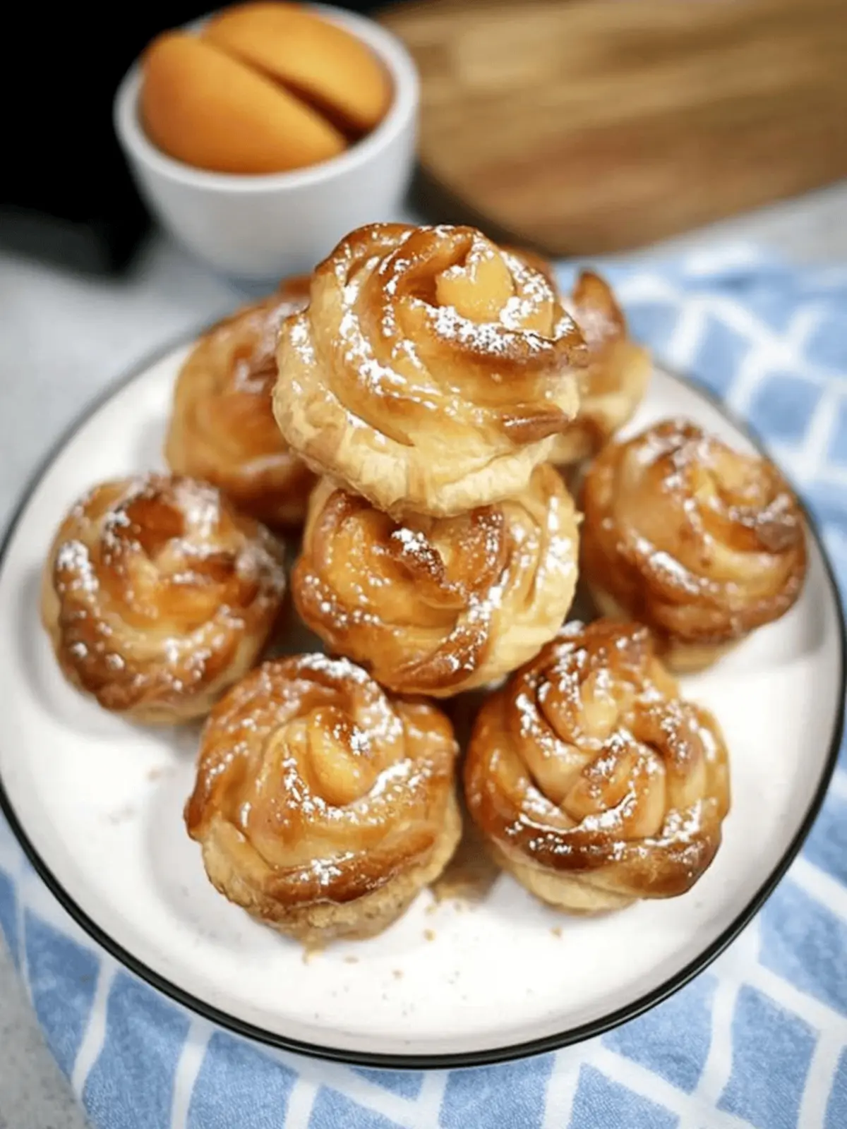 Delicious Peach Pie Cruffins: Quick, Flaky Breakfast Treats