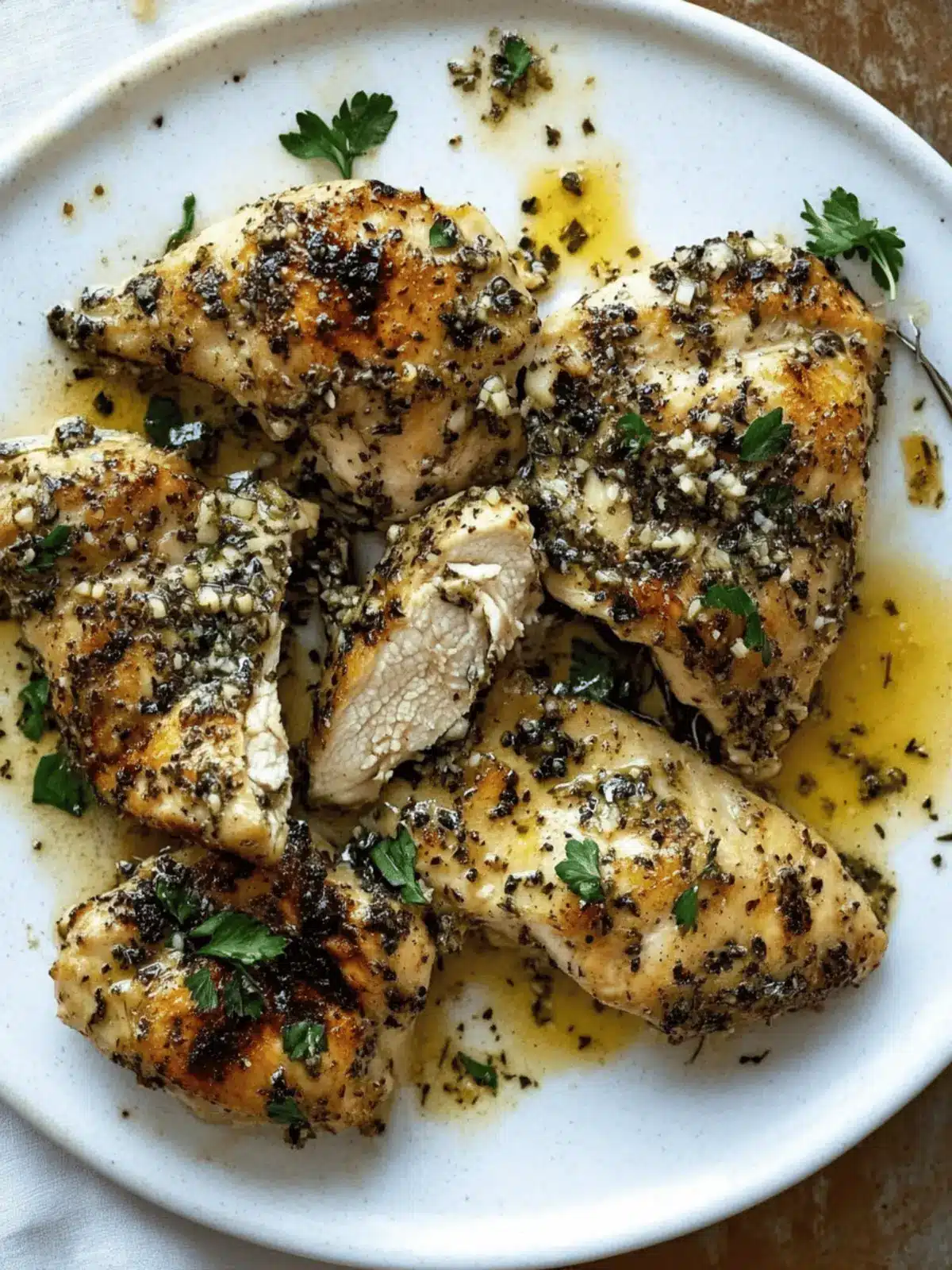 Middle Eastern-Inspired Herb and Garlic Chicken
