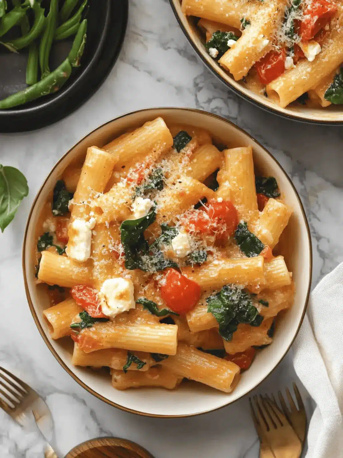 Baked Goat Cheese Pasta