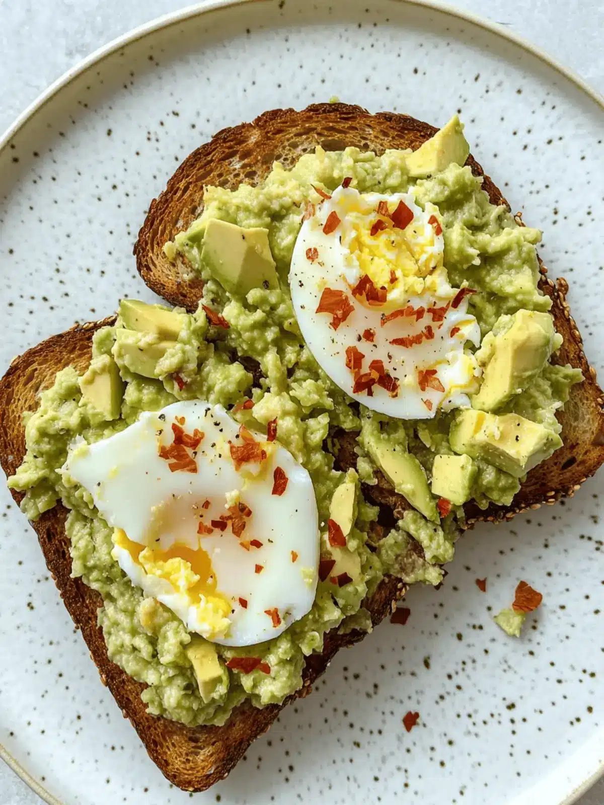 Mashed Egg & Avocado Toast