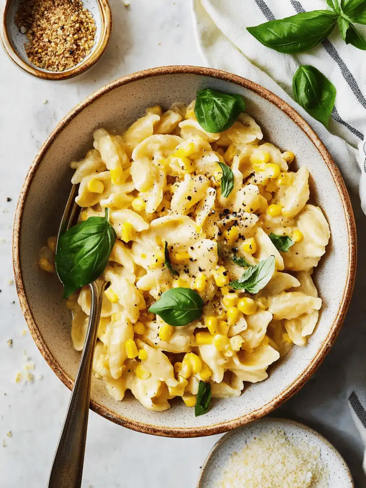 Creamy Corn Pasta