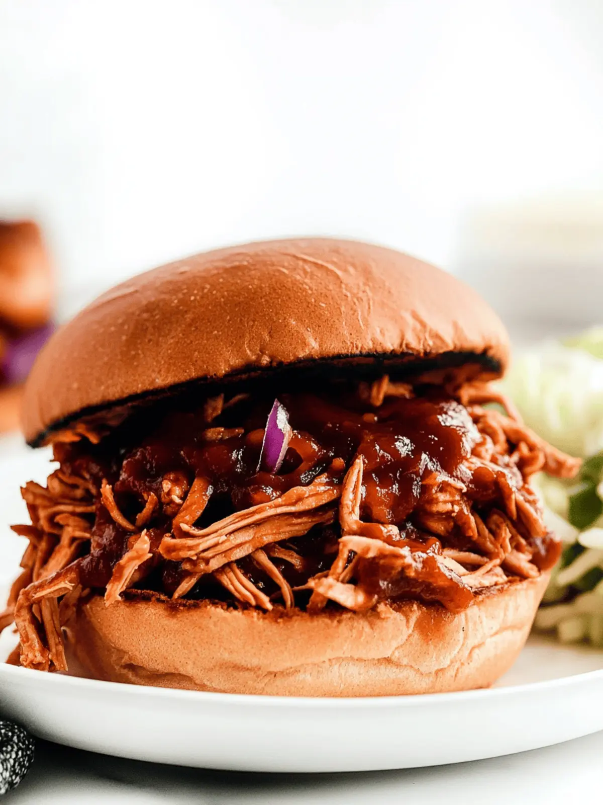 Slow Cooker Shredded BBQ Chicken