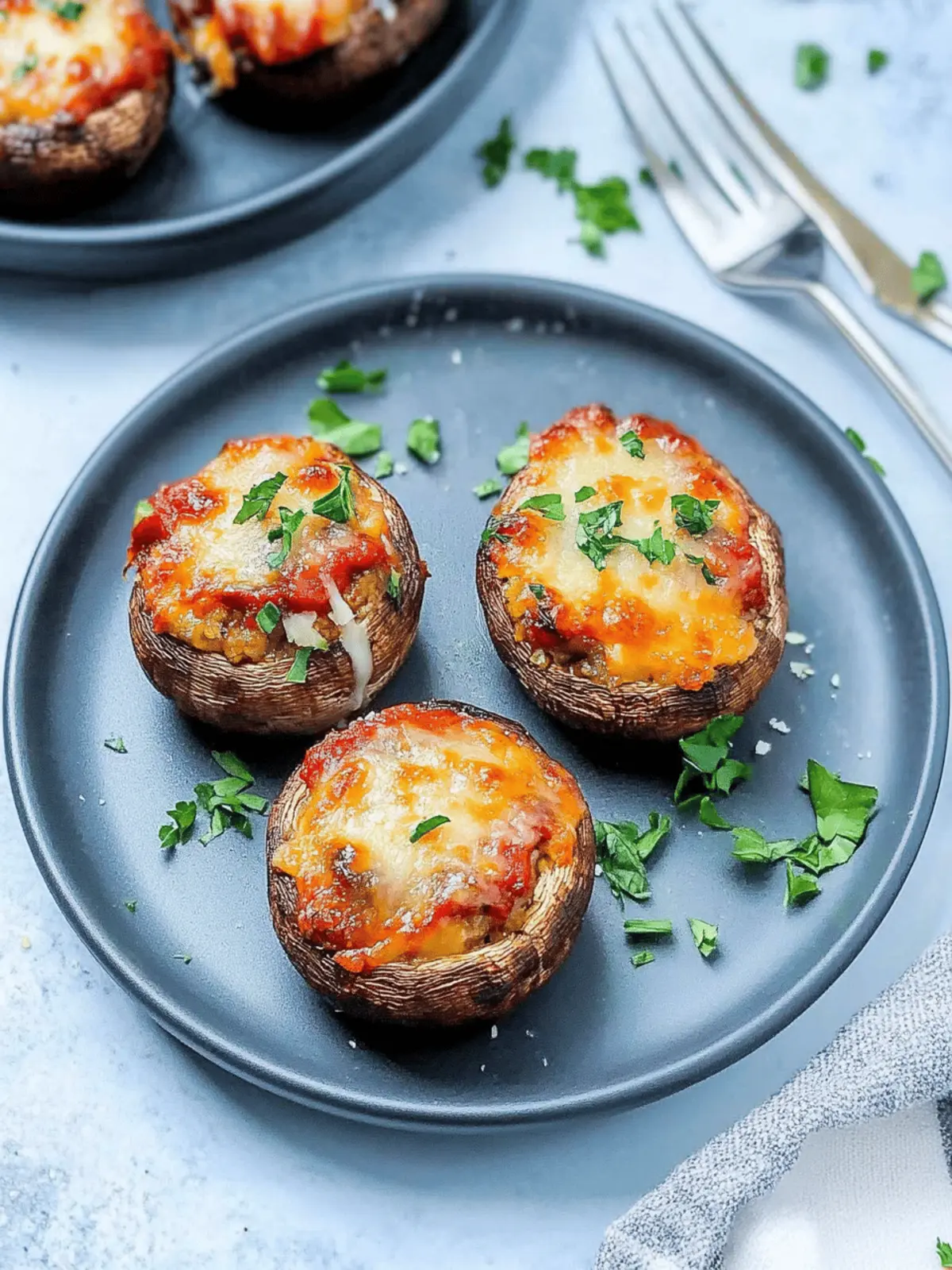 Keto Stuffed Mushrooms