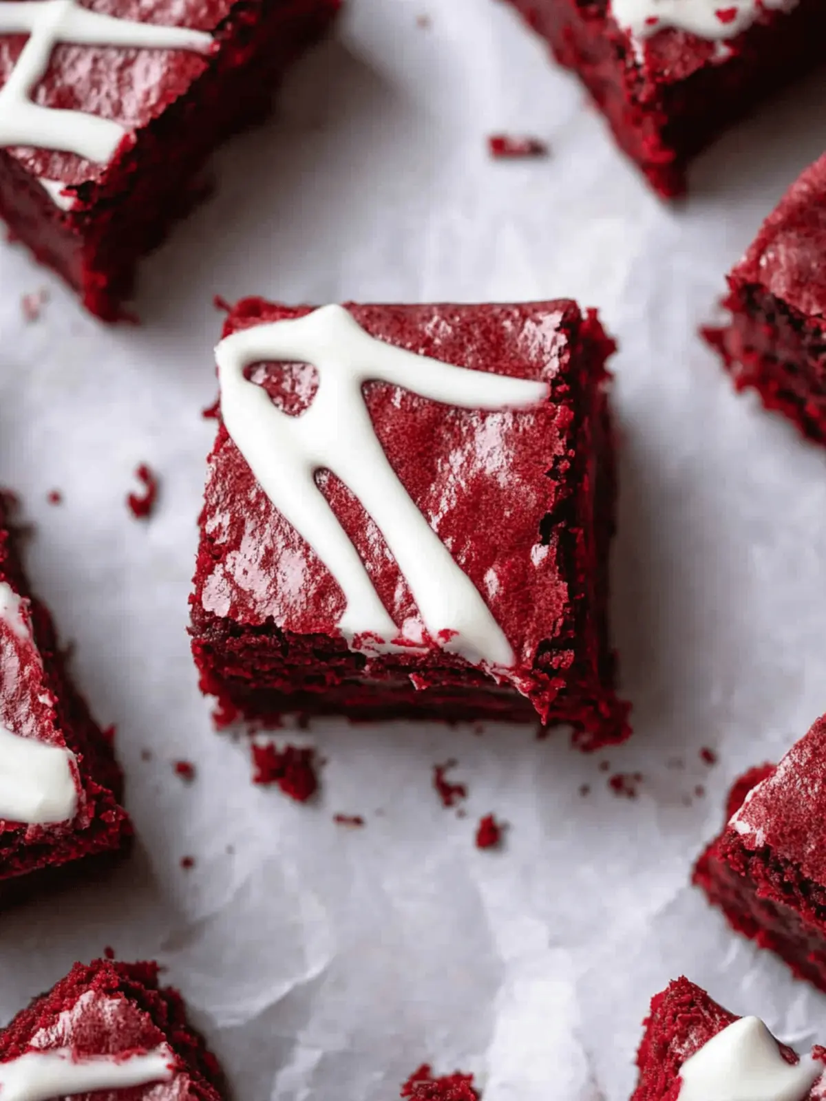 The Best Fudgy Red Velvet Brownies Recipe
