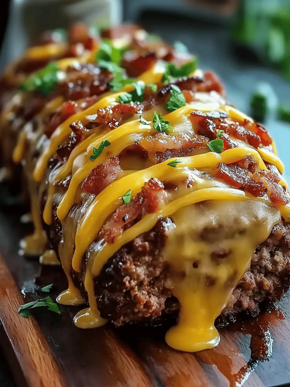 Bacon Cheeseburger Meatloaf