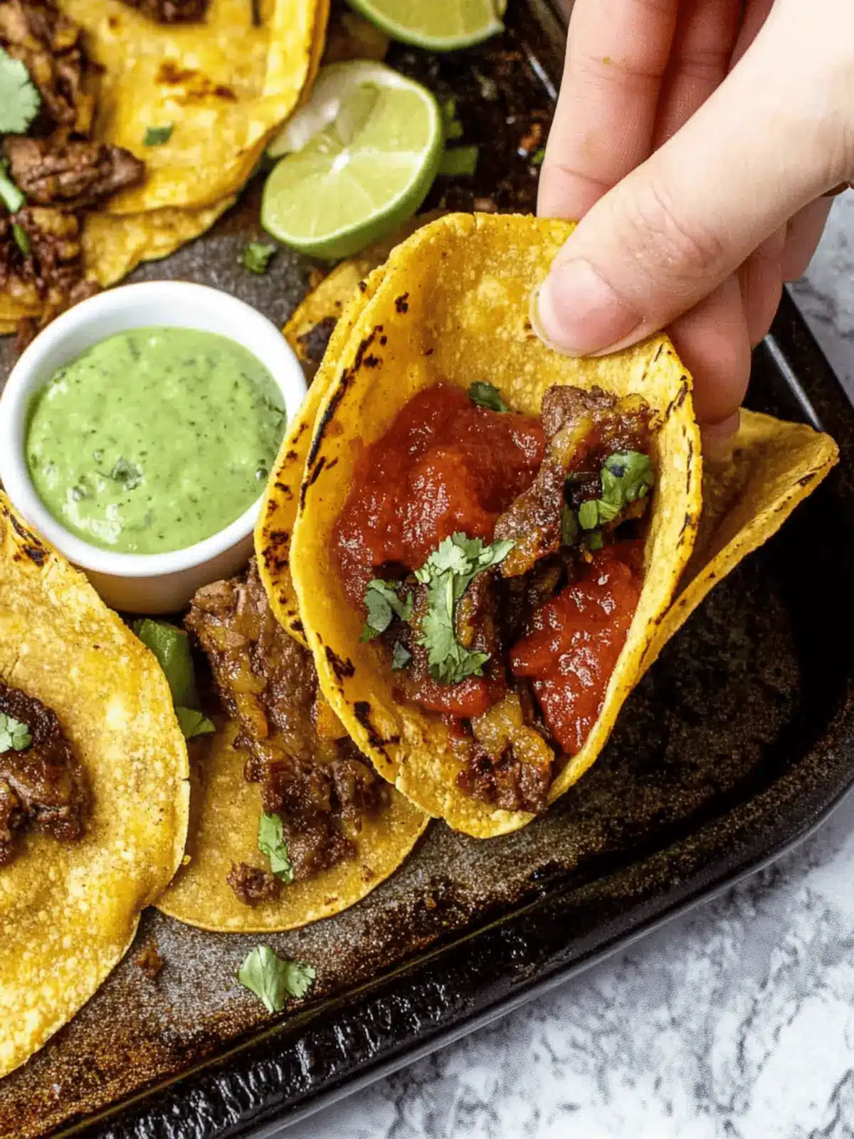 Crispy Baked Beef Tacos