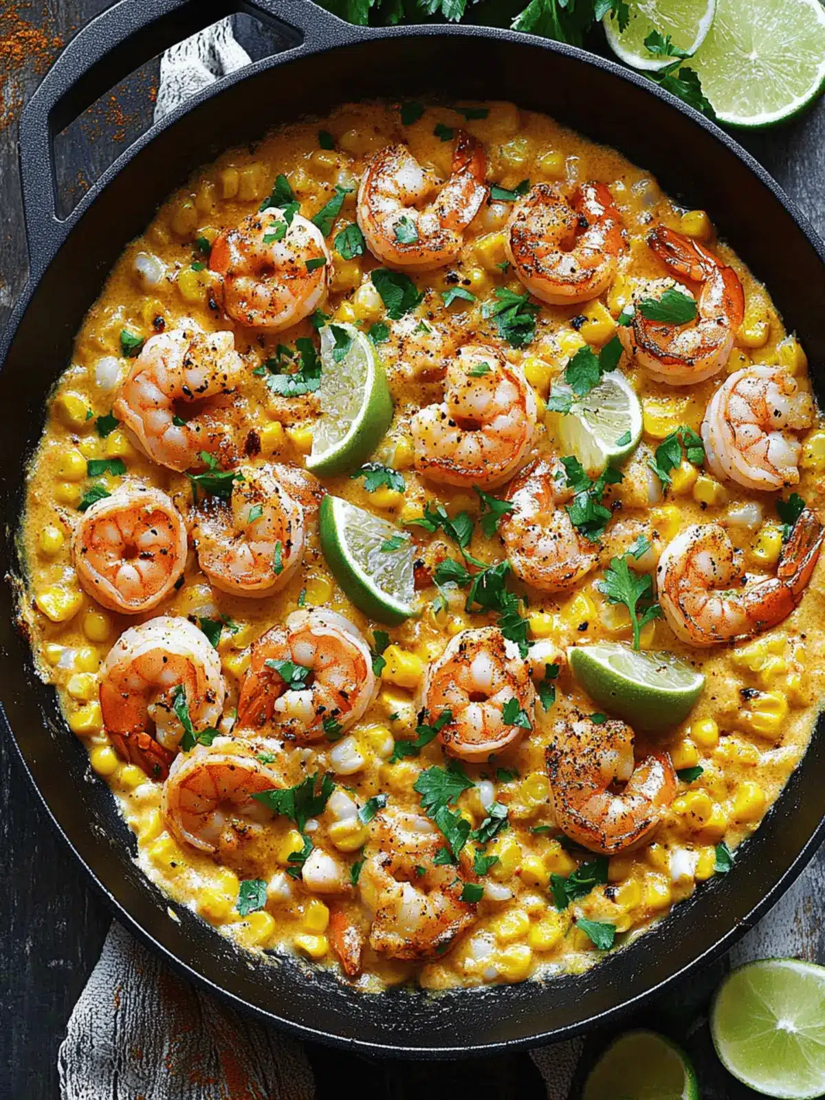 Shrimp and Creamed Corn (30 Minutes, One-Pan)