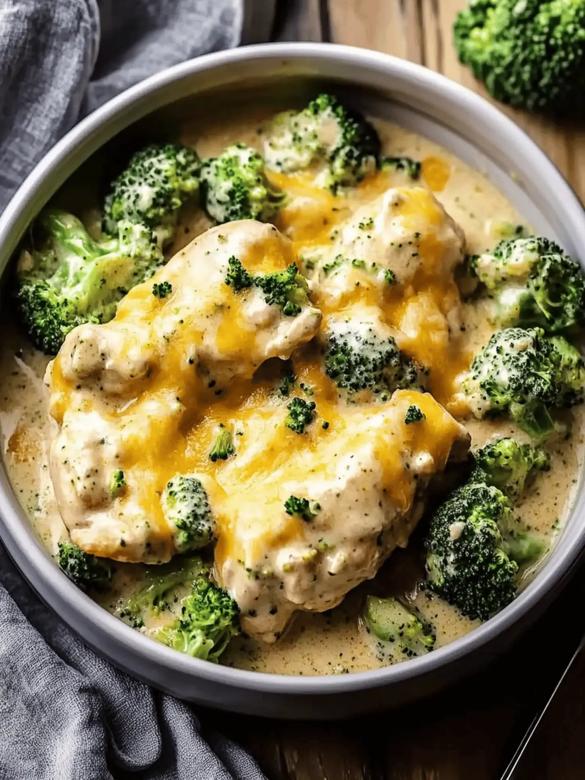 Crockpot Creamy Broccoli Cheddar Chicken recipe