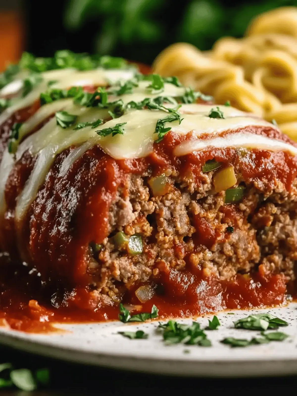 Stuffed Italian Meatloaf