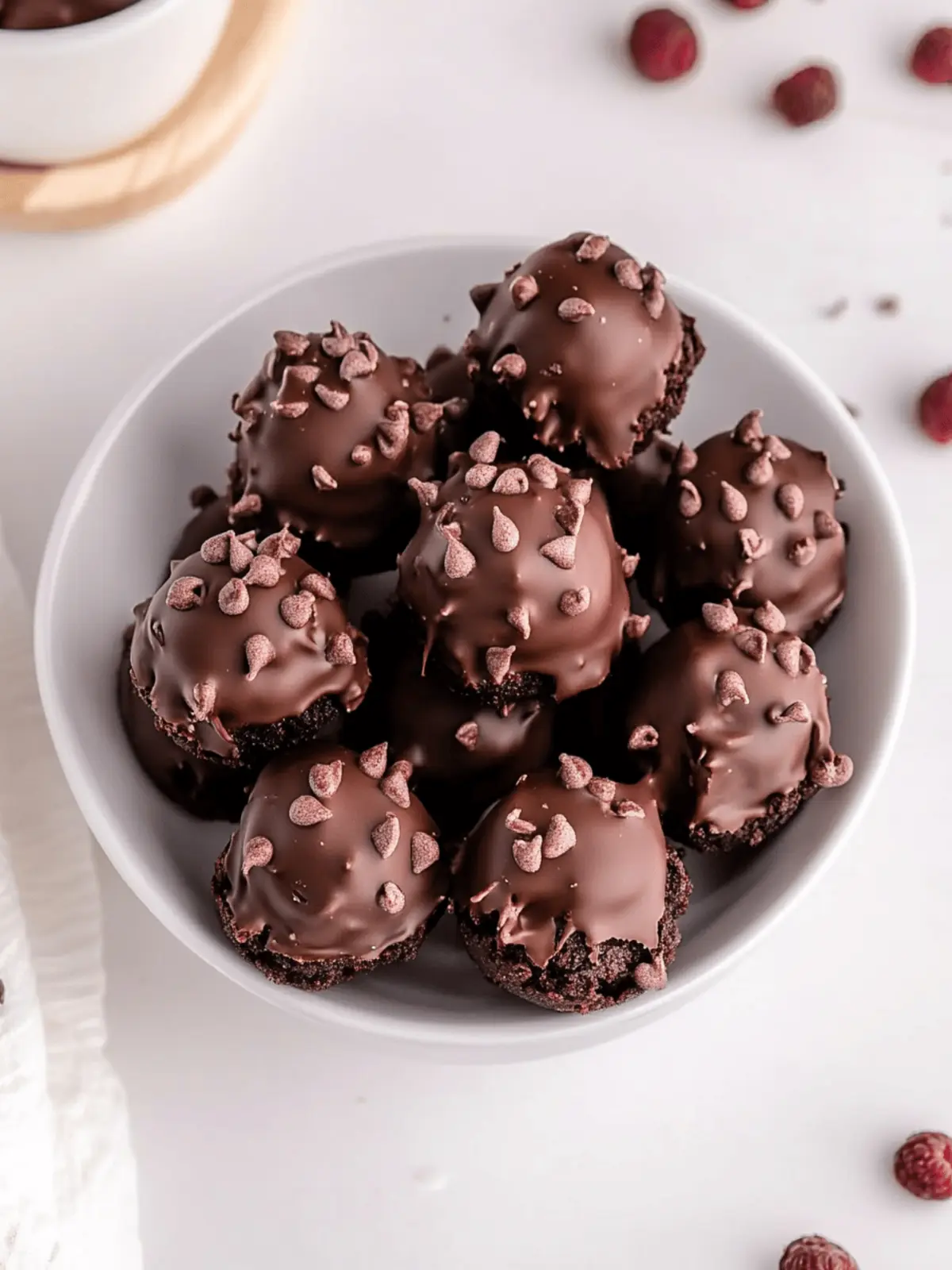 No-Bake Brownie Bites