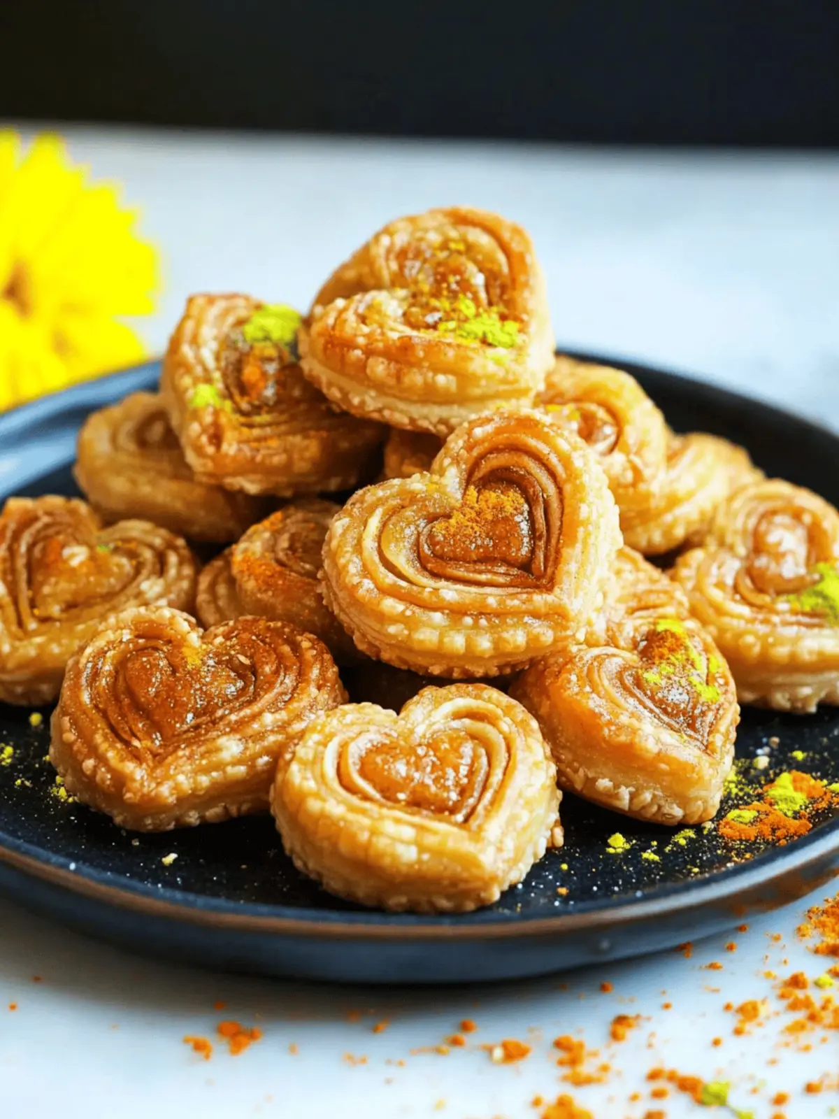 Gujiya Hearts (Flaky, Fun, and Full of Flavor!) for Diwali Celebration