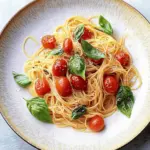 Cherry tomato and basil pasta