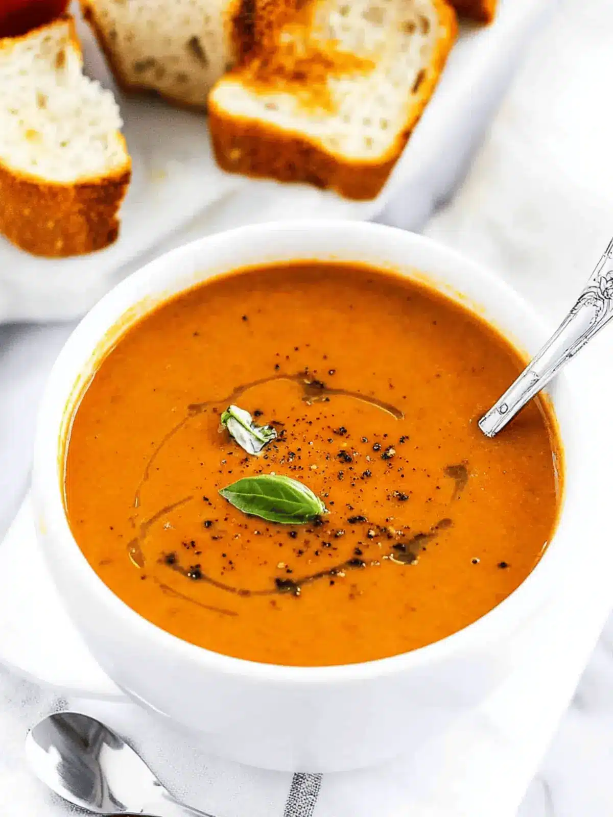 Roasted Tomato Basil Soup