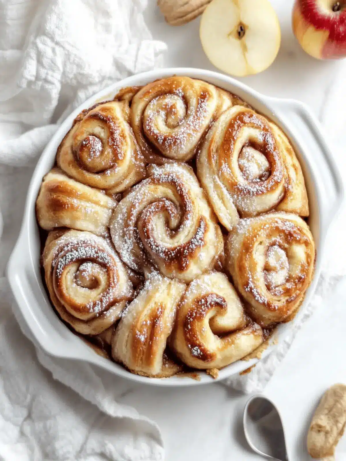 Cinnamon Roll Apple Cobbler