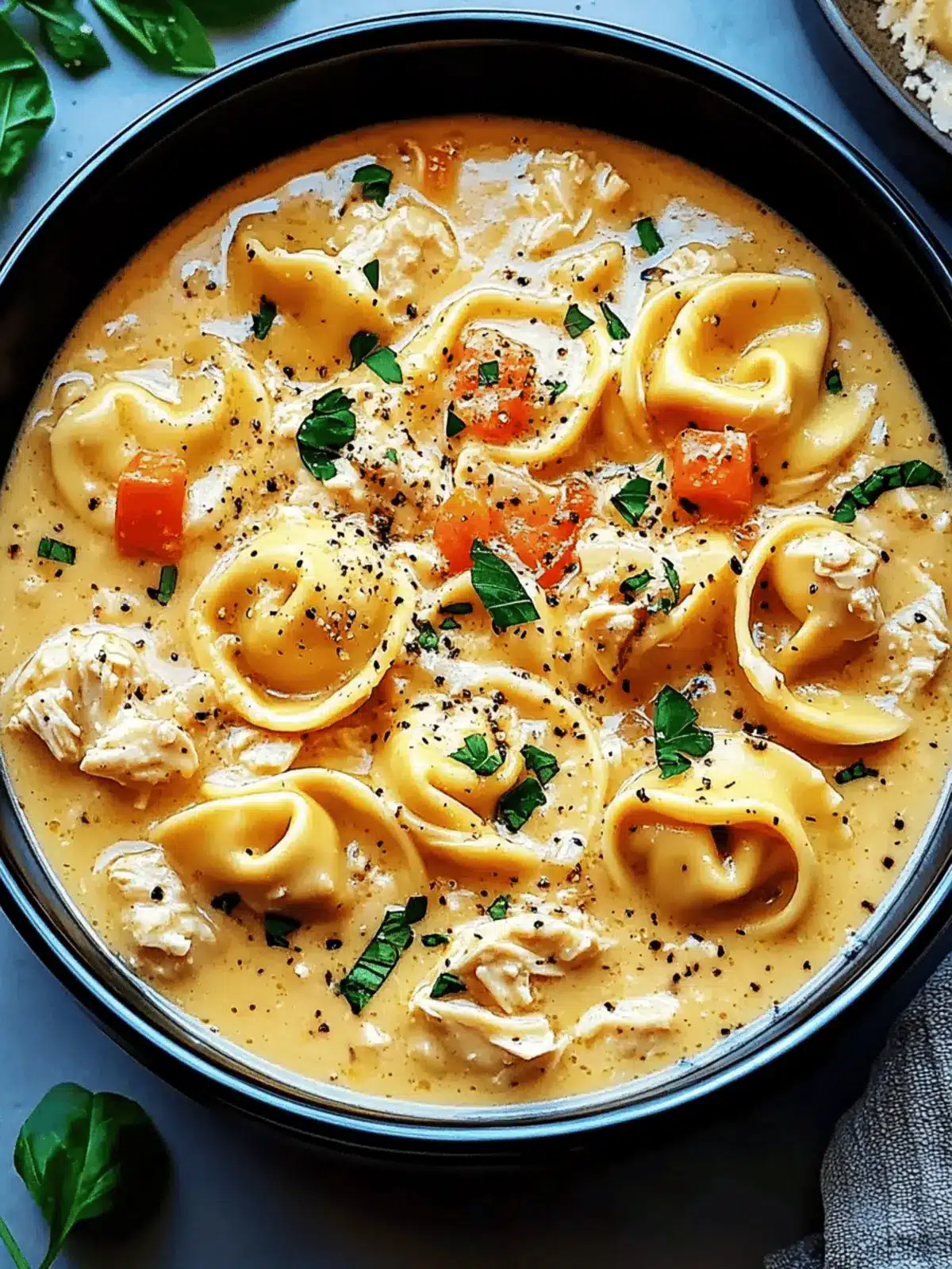 CrockPot Chicken Tortellini