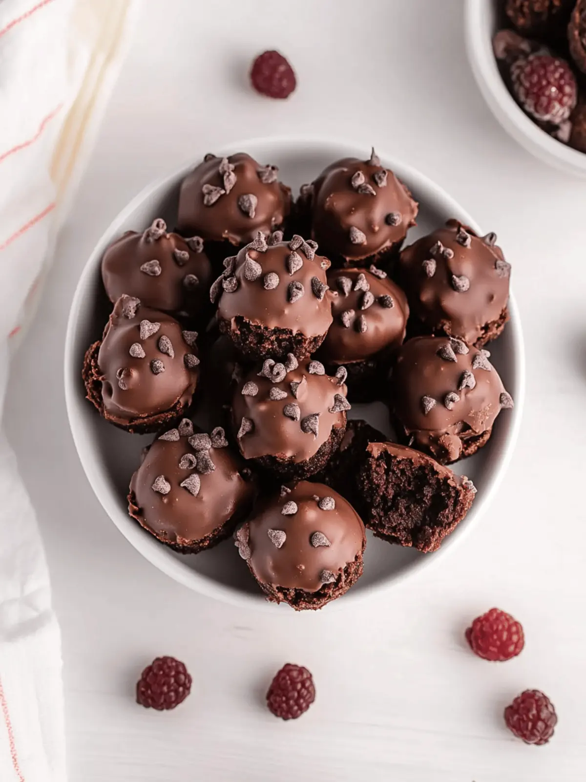 No-Bake Brownie Bites
