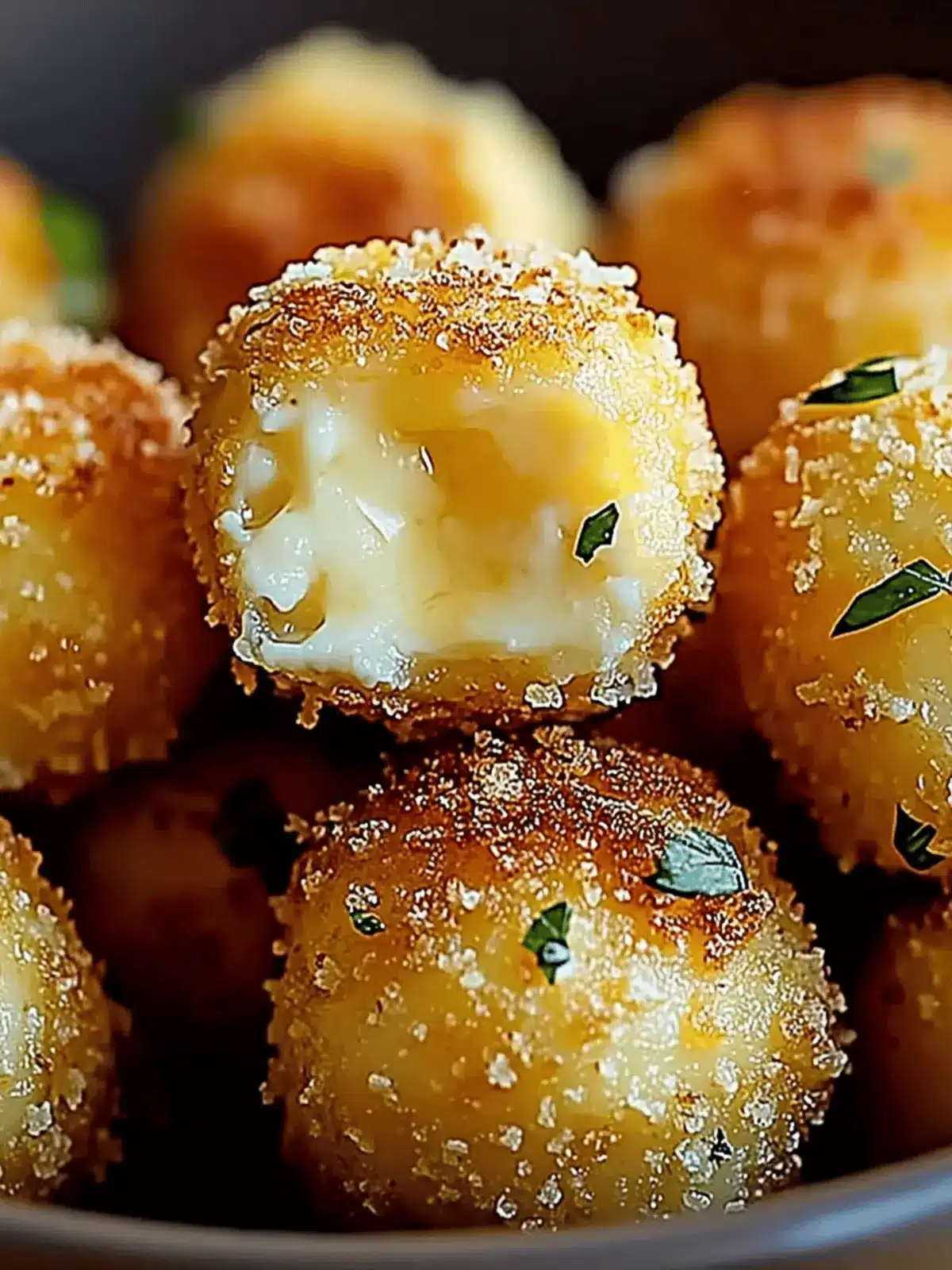 Cheesy Parmesan Mozzarella Bites