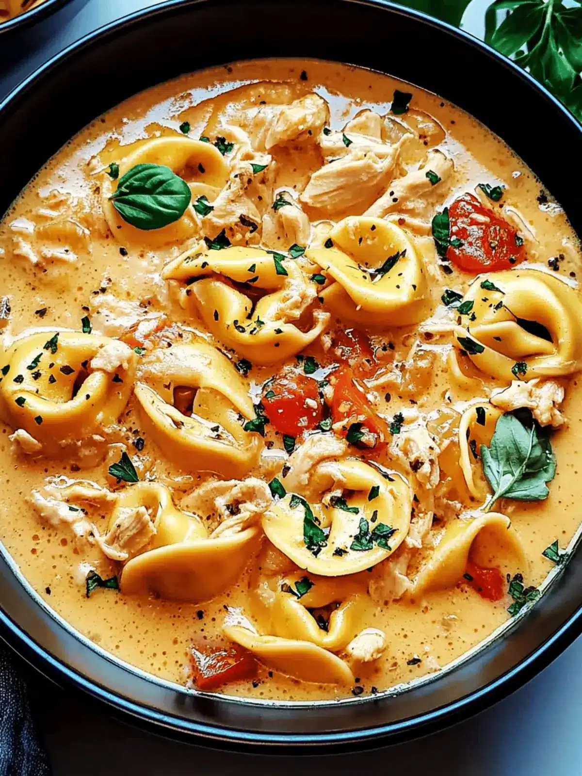 CrockPot Chicken Tortellini