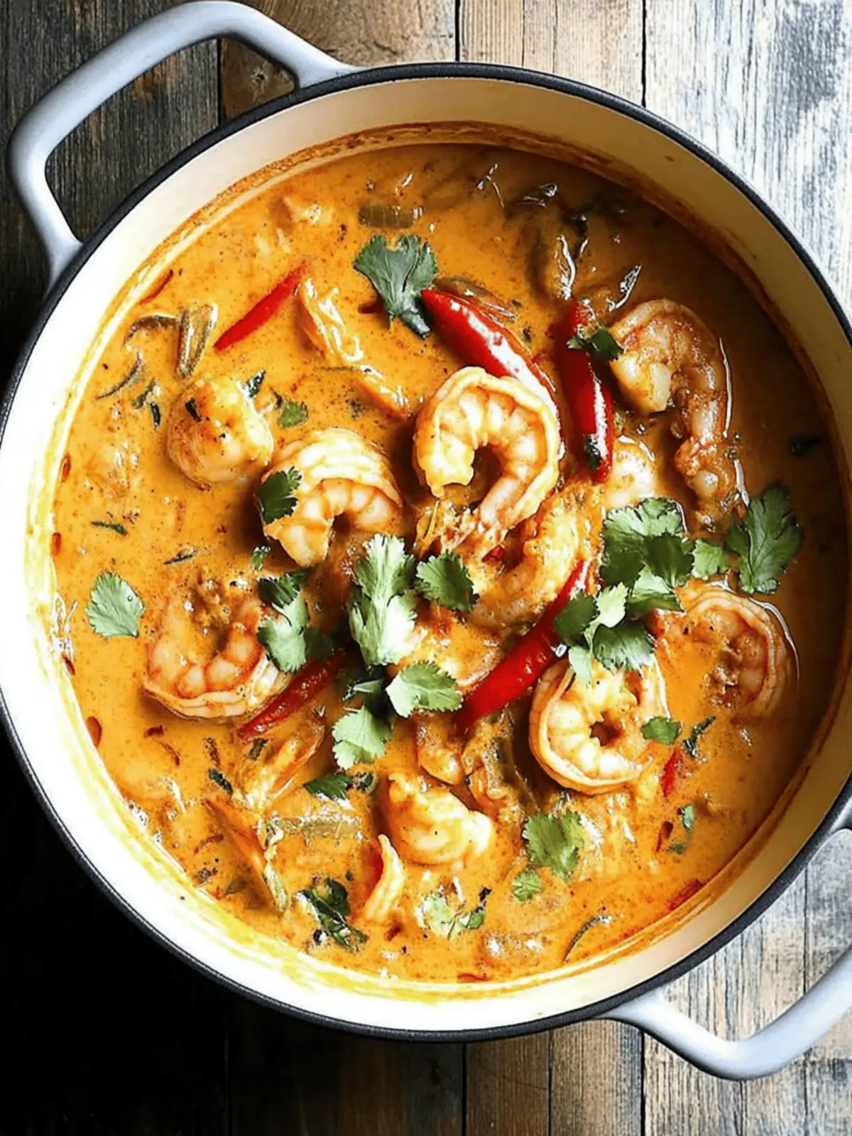 Thai Coconut Shrimp Curry