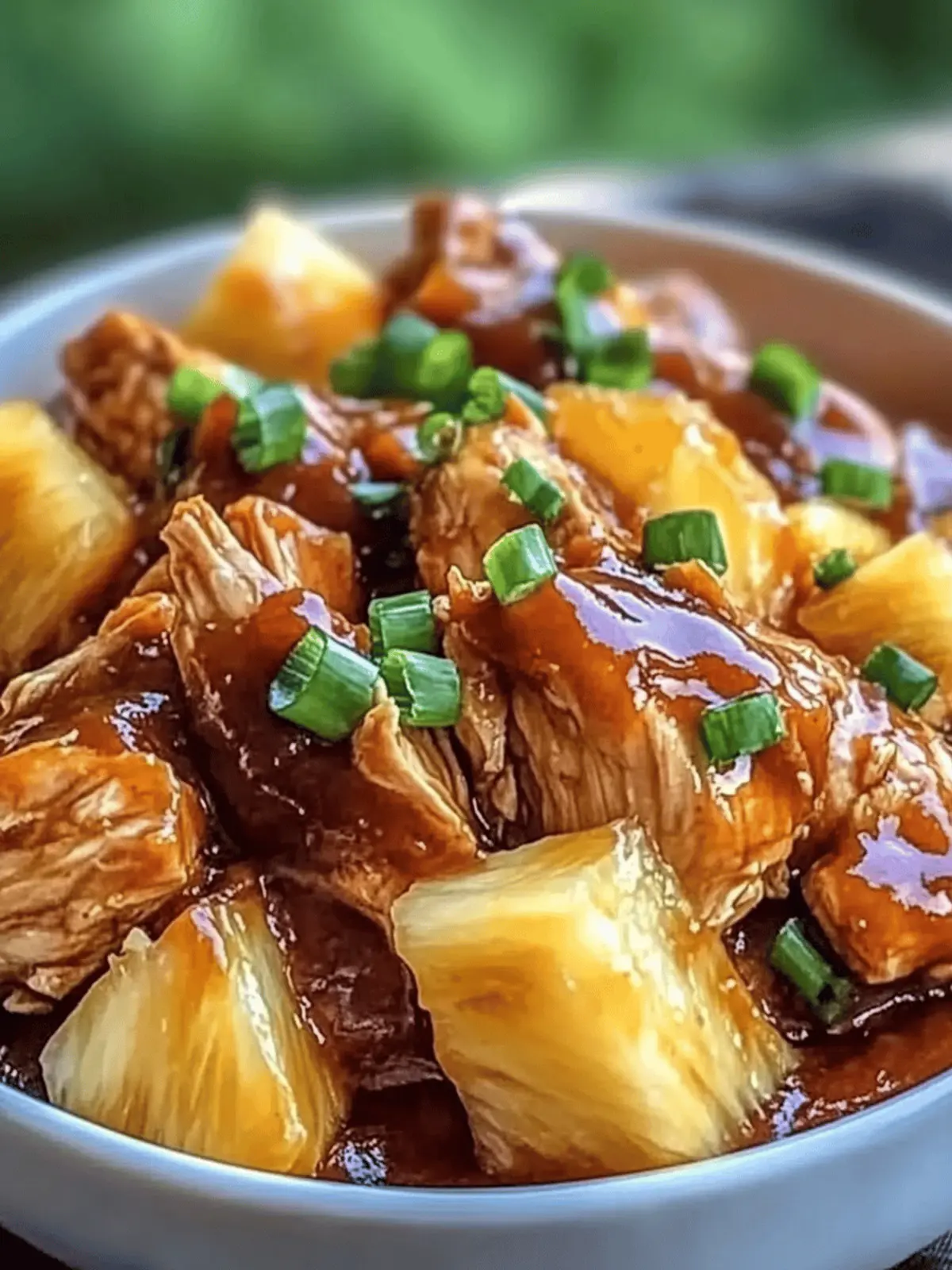 Easy Crockpot Pineapple BBQ Chicken