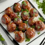 Sweet Chili Meatballs Crockpot Recipe
