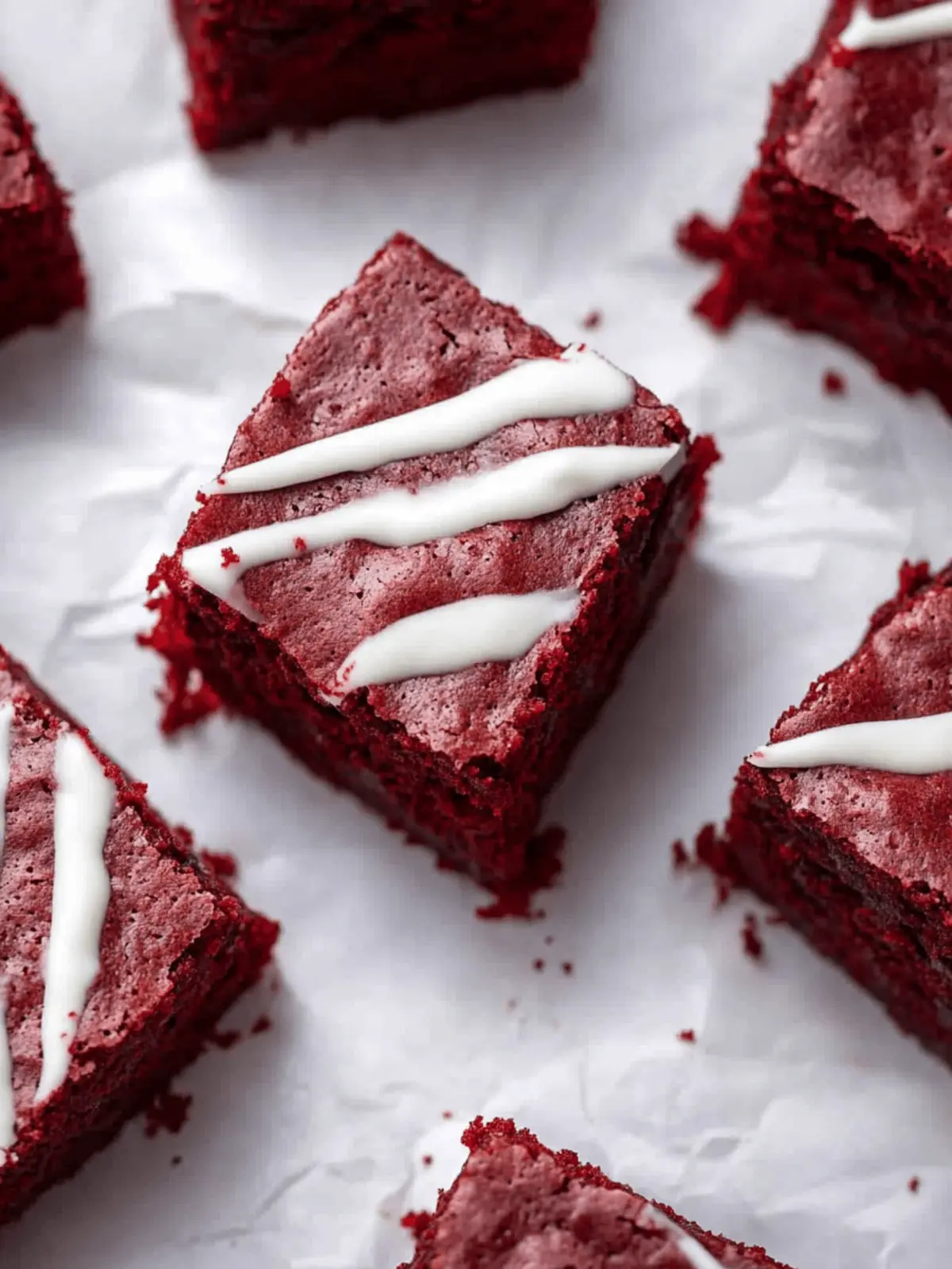 The Best Fudgy Red Velvet Brownies Recipe