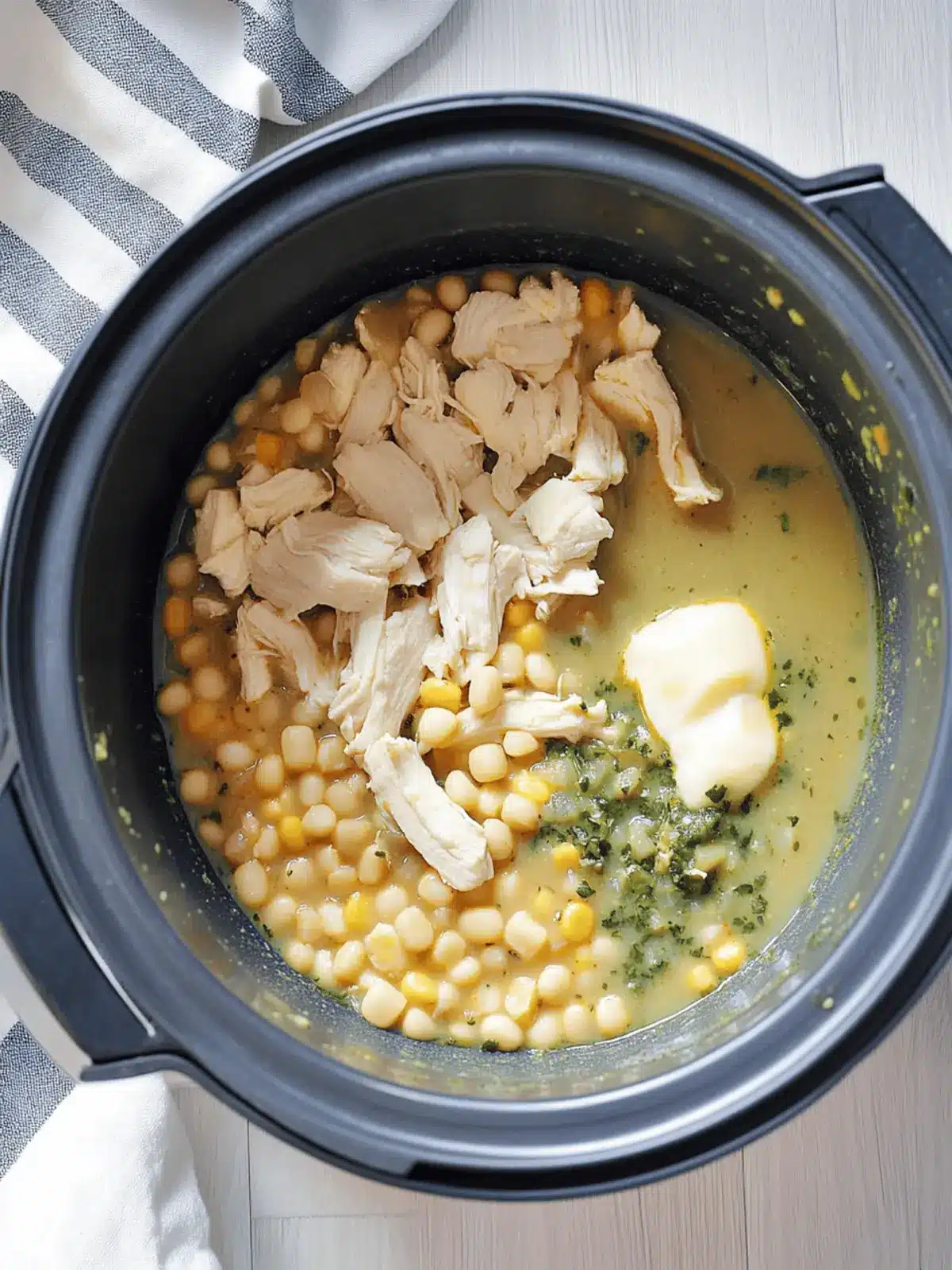 Green Chile Chicken Enchilada Soup