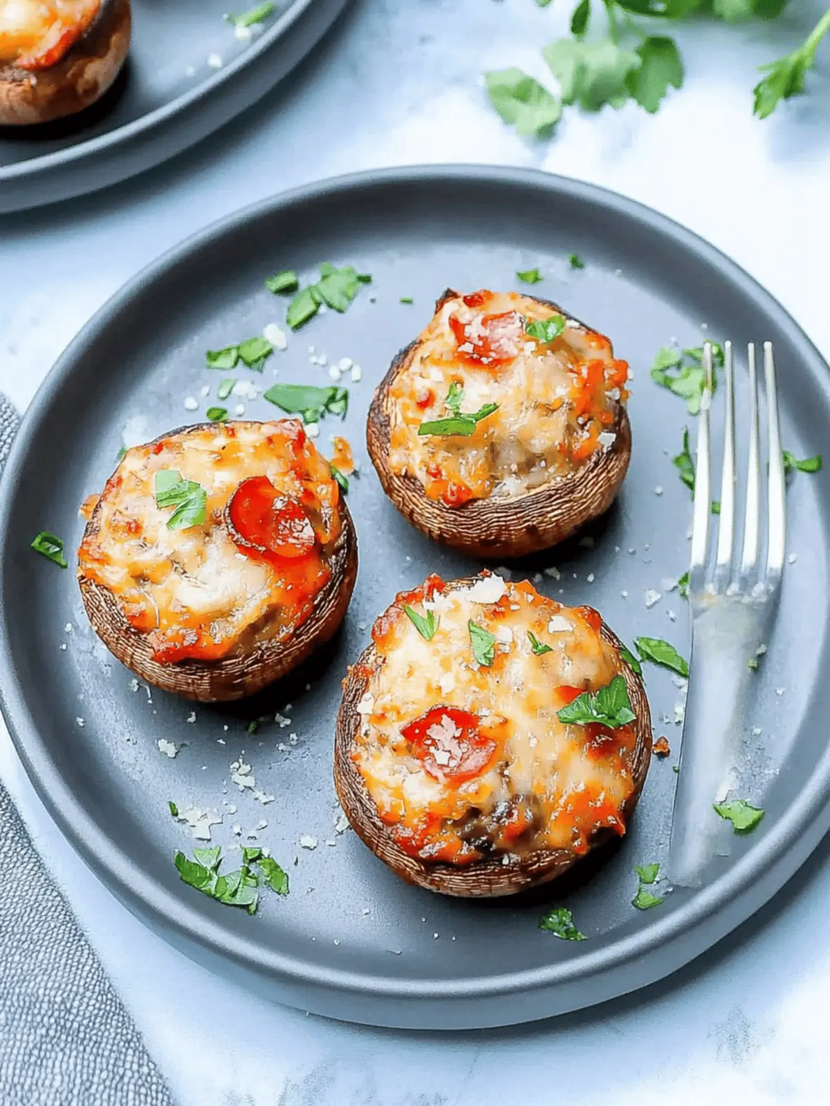 Keto Stuffed Mushrooms