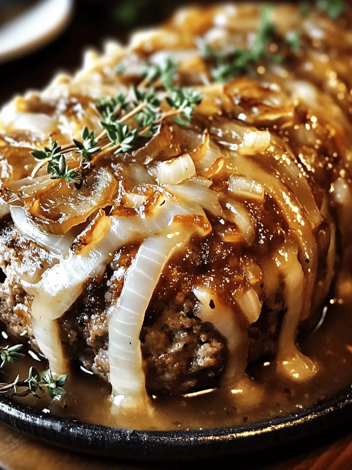 French Onion Meatloaf