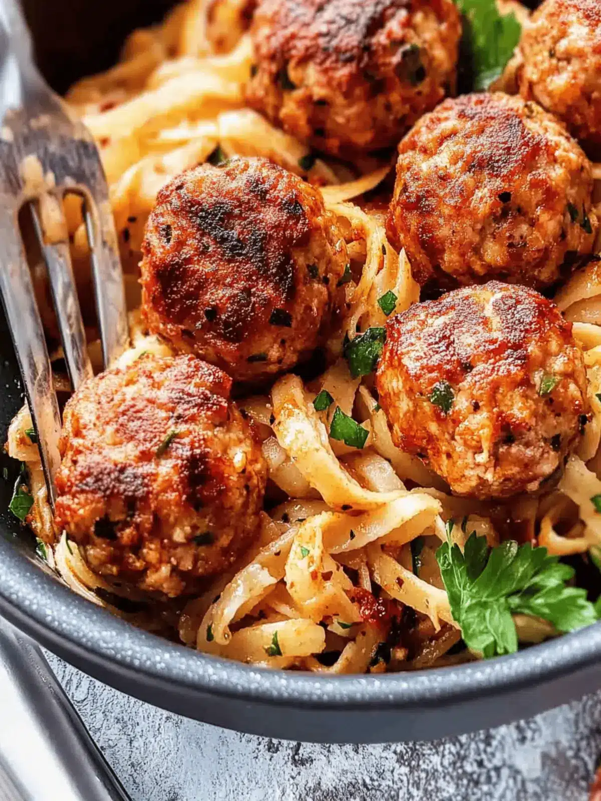 Air Fryer Turkey Meatballs