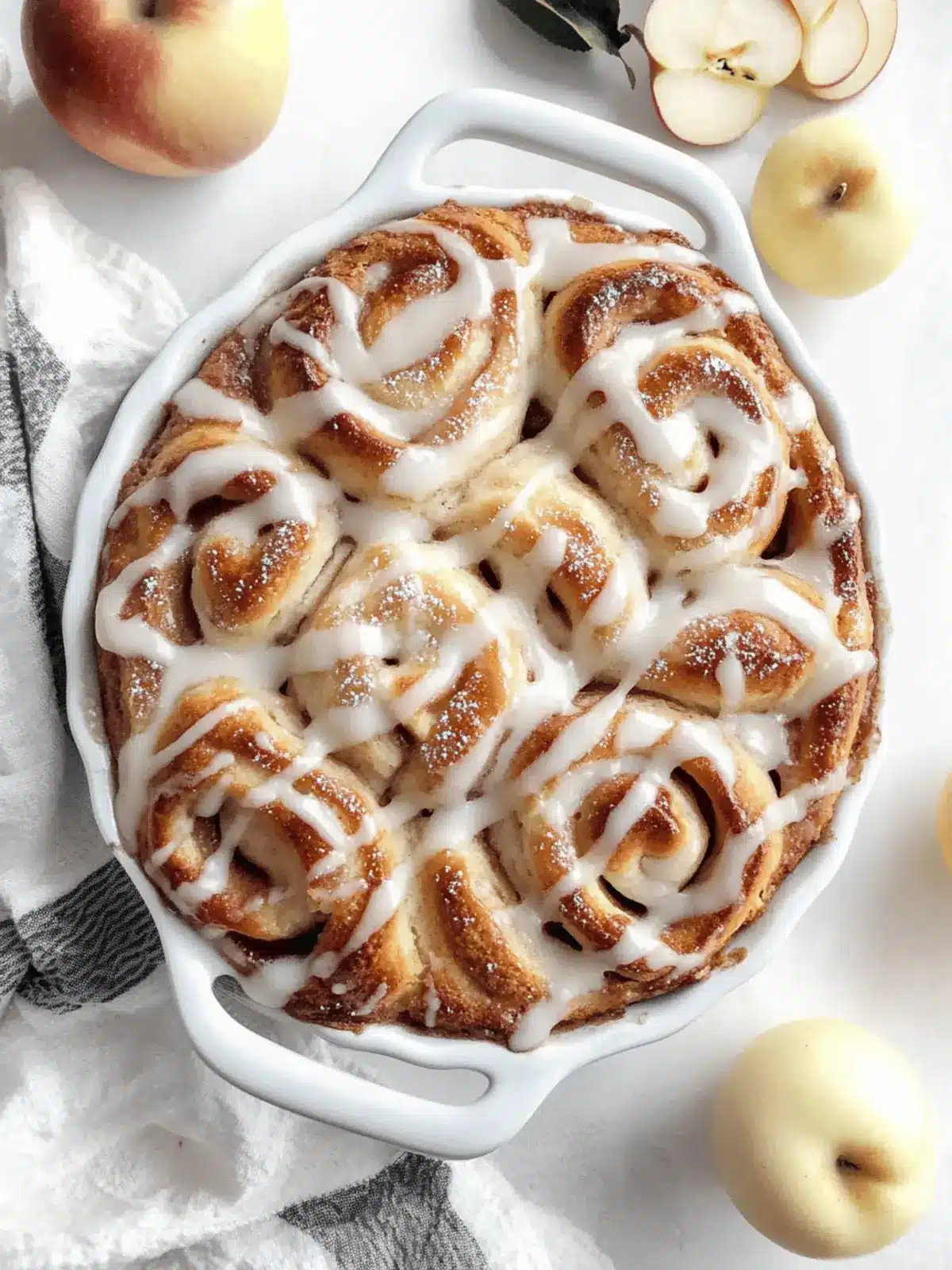 Cinnamon Roll Apple Cobbler