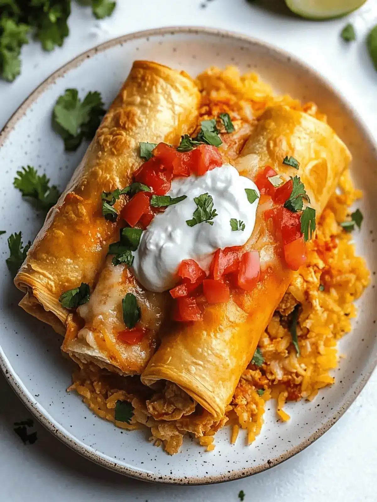 Chicken Chimichangas