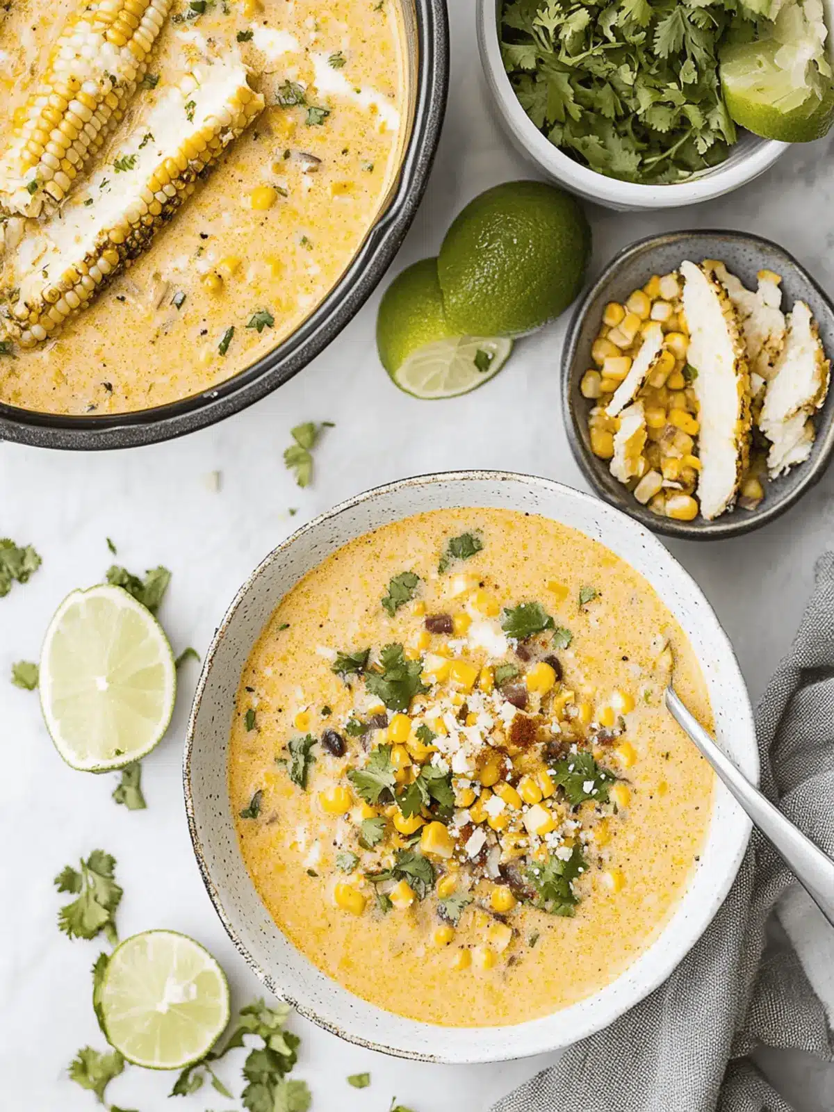 Mexican Street Corn Soup