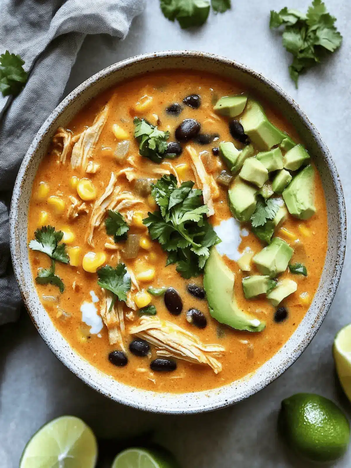 Creamy Chicken Enchilada Soup