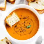Roasted Tomato Basil Soup