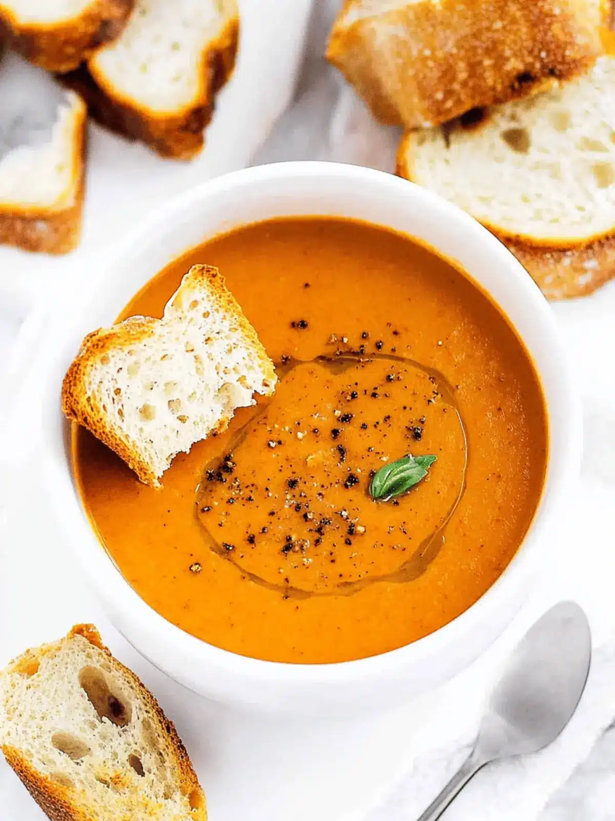 Roasted Tomato Basil Soup