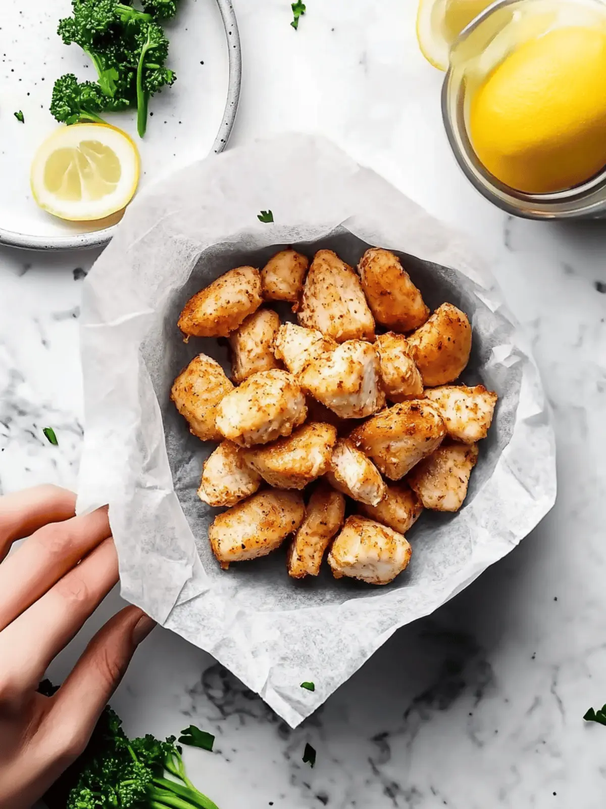 Easy Air Fryer Chicken Bites (Keto, Gluten-Free)