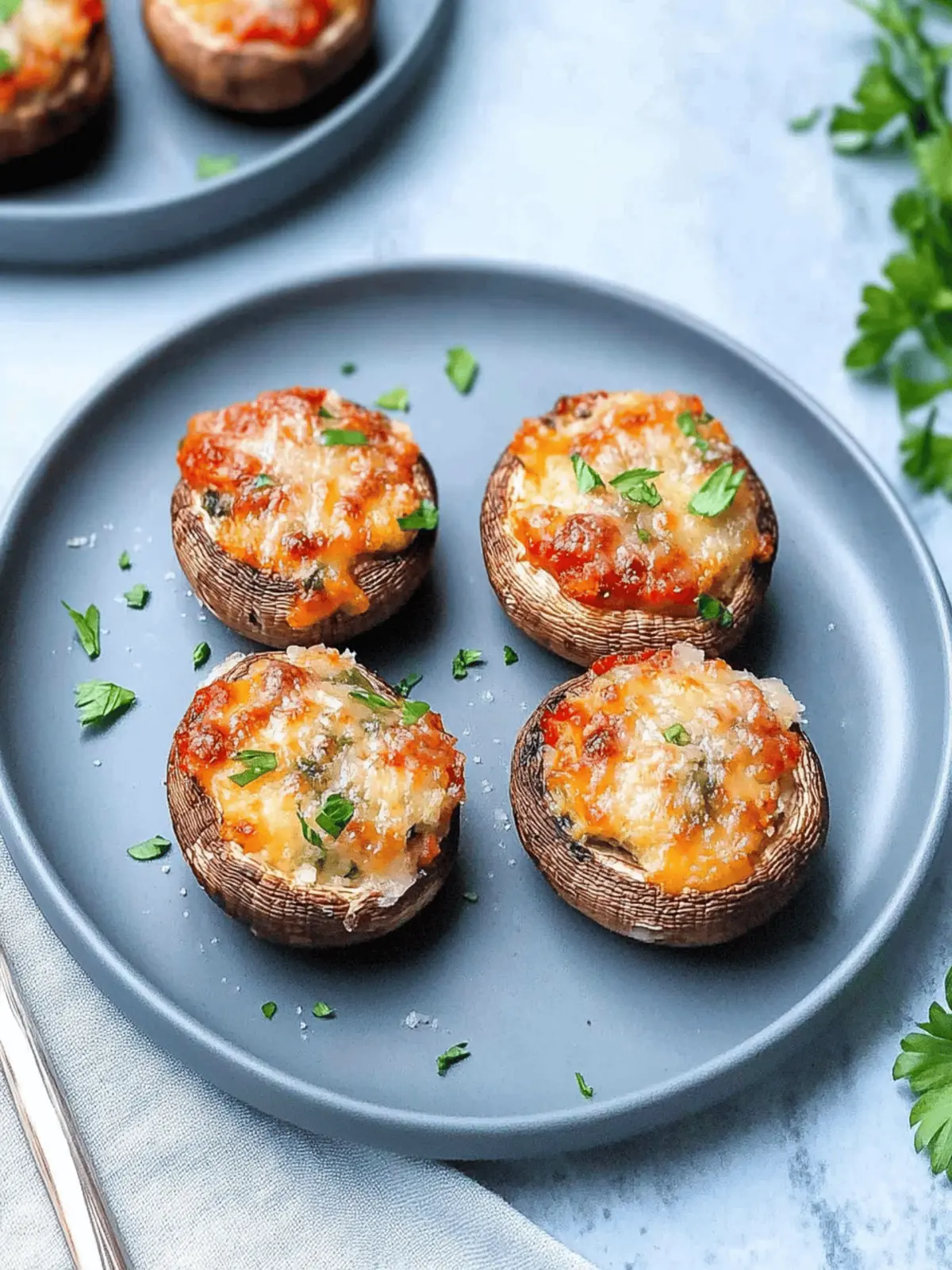 Keto Stuffed Mushrooms