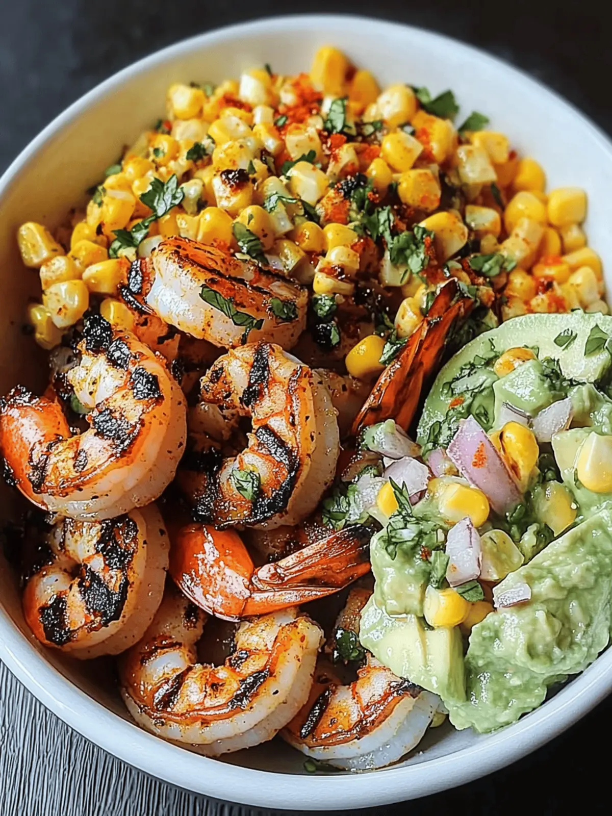 Grilled Shrimp Bowl with Avocado and Corn Salsa: A Fresh Delight 5 Grilled Shrimp Bowl with Avocado and Corn Salsa