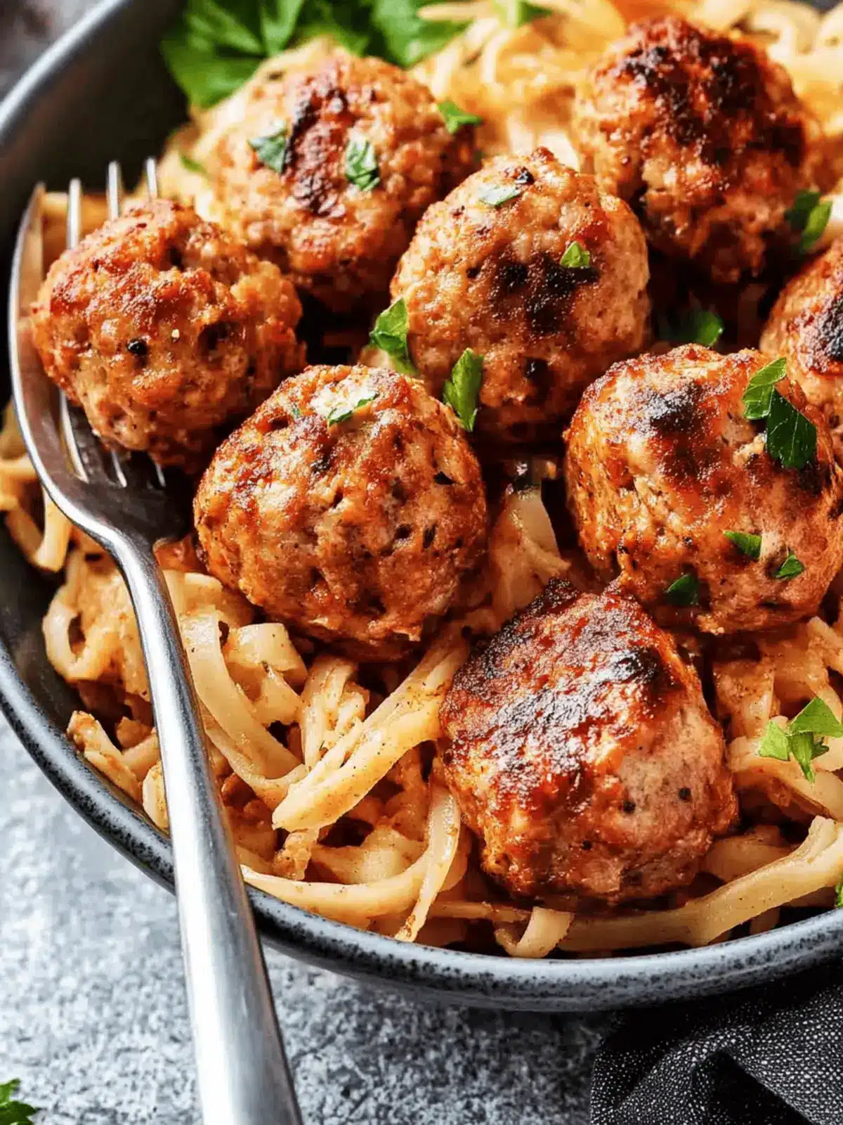 Air Fryer Turkey Meatballs