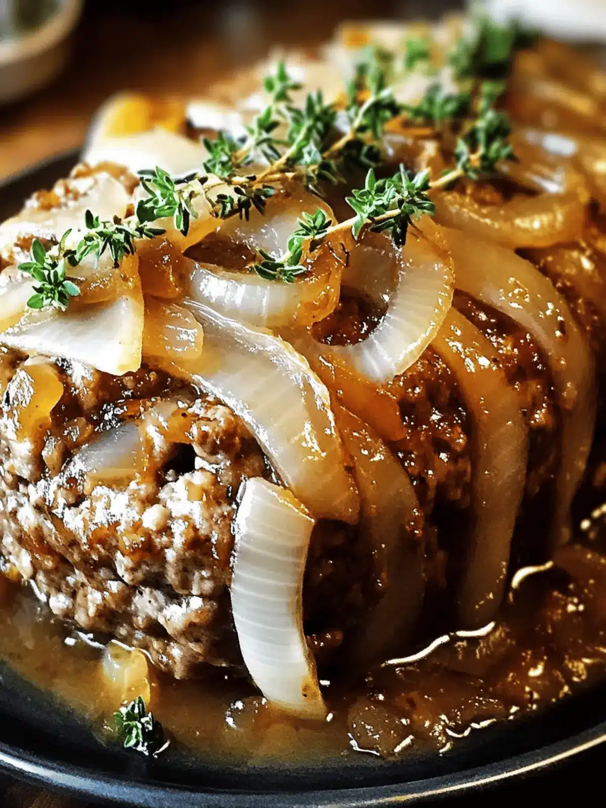 French Onion Meatloaf
