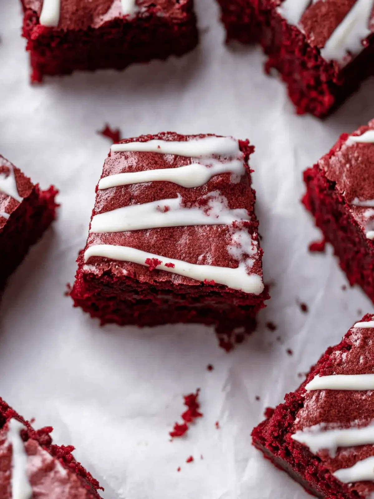 The Best Fudgy Red Velvet Brownies Recipe