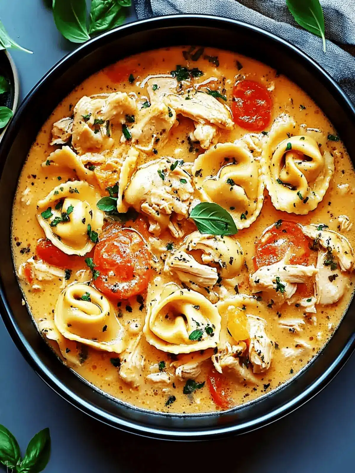 CrockPot Chicken Tortellini