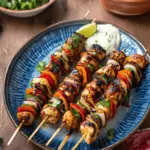 Mexican Barbecue Chicken Skewers